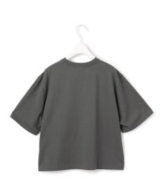 ICB L 【接触冷感・UVケア・洗える】クロップド ロゴTEE