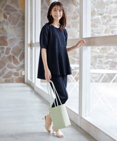 Tiaclasse 【洗える・接触冷感・紫外線ケア・サラごこち】ラウンドヘムチュニック