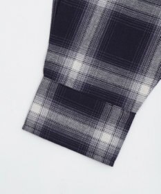 WEGO オープンショルダーチェックBIGシャツ