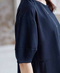 Tiaclasse 【洗える・接触冷感・紫外線ケア・サラごこち】ラウンドヘムチュニック