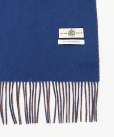 J.PRESS MEN リバーシブル カシミヤマフラー 無地×無地