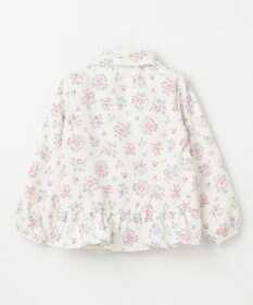 ANY KIDS 裾ペプラム 花柄 ブルゾン