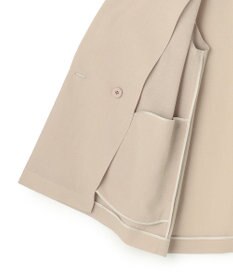 ICB ドライアセテートスラブ 8分袖ジャケット