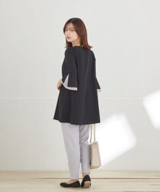 Tiaclasse 麻調テーパードパンツ