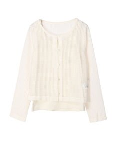 earth music&ecology ＳＥＴ２点メッシュカーディガン＋インナー