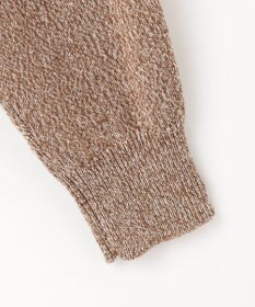 自由区 S ペーパーウールコットン襟付き ニット