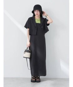 earth music&ecology リサイクルポリエステルブレンドキャミワンピース