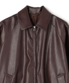 UNFILO MENS アラエルレザーライク ブルゾン