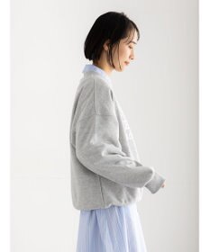 Te chichi 裏毛ロゴプルオーバー