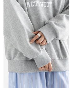 Te chichi 裏毛ロゴプルオーバー