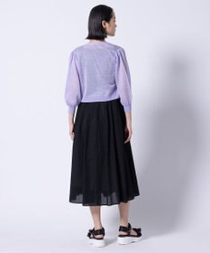TOCCA 【美人百花掲載】SHEER BUBBLE KNIT ニットカーディガン
