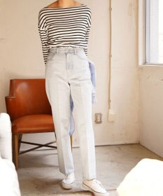 woadblue ハイライズデニムパンツ アイスブルー