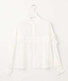 Feroux 【洗える】フリル ブラウス