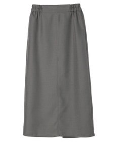 Green Parks 麻調Ｉラインスカート