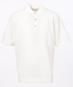 JOSEPH ABBOUD MOUNTAIN 【SPACE】OGストレッチコットン ニットポロシャツ