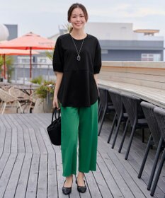 Tiaclasse 【洗える・接触冷感・紫外線ケア・サラごこち】ラウンドヘムチュニック