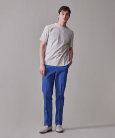 J.PRESS MEN 洗練されたデザインと機能性【ストレッチ】トリコチン ステムテーパード パンツ