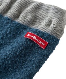 MIKI HOUSE HOT BISCUITS 【70-100cm】 シュクリーム素材 顔ドン あったかベビースパッツ