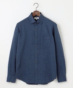 JOSEPH ABBOUD 【洗える】ドットジャガード ジャージー シャツ