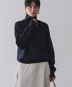 AMERICAN HOLIC バイパチハーフＺＩＰニットプルオーバー