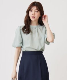 ANY SIS 【洗える】シアーストライプ ブラウス