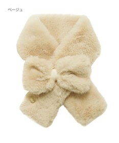 MOONBAT 【新色追加】PAUL & JOE ACCESSOIRES フェイクファーリボンマフラー