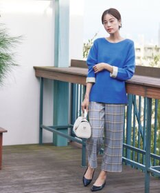 Tiaclasse 【洗える】ダブルフェイスニットトップス