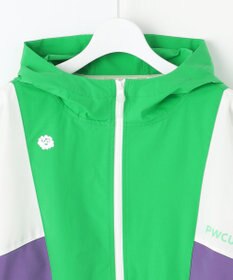 PW CIRCULUS 【撥水加工/ストレッチ】【WOMEN】カラーブロッキング ブルゾン ゴルフウェア レディース