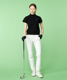 23区GOLF 透けにくい白！【WOMEN】トリコットツイル  ベーシックパンツ