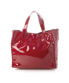 UNBILLION カシュカシュ cachecache / ソフトエナメルスクエア手提げトートS