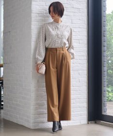 自由区 【洗える】TOROハイネック ブラウス