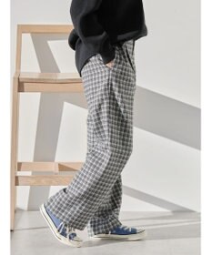 AMERICAN HOLIC ツイードタックワイドパンツ