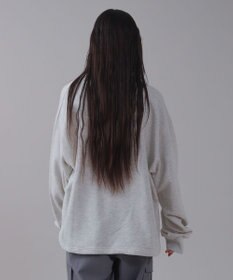 WEGO 【ユニセックス着用ITEM】ショートドロストワンポイント刺繍プルオーバー