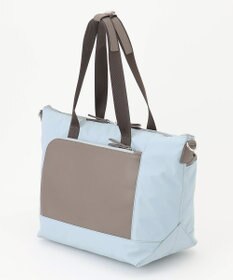 Y'SACCS ナイロン×リサイクルレザー　コンビマルチトート