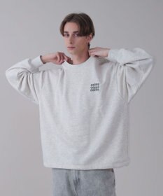 WEGO 【ユニセックス着用ITEM】ショートドロストワンポイント刺繍プルオーバー