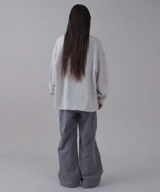 WEGO 【ユニセックス着用ITEM】ショートドロストワンポイント刺繍プルオーバー