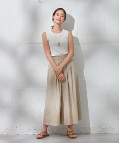 ANY L リブタンクトップ