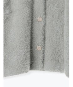 Te chichi ダブルフェイスフェザーカーディガン