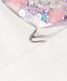 ANY KIDS シャラシャラビーズ Ｔシャツ