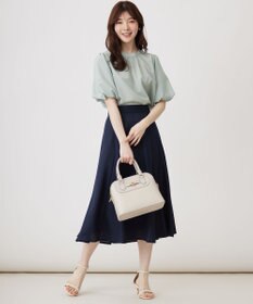 ANY SIS 【洗える】シアーストライプ ブラウス