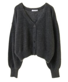 Green Parks ラメシャギーニットカーディガン