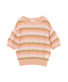 AMERICAN HOLIC マルチボーダー配色ニット