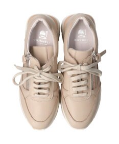 INTER-CHAUSSURES 【QUSHELI】アウトサイドジップレザースニーカー