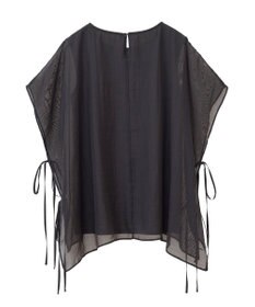 YECCA VECCA サイドリボンシアーレイヤードプルオーバー