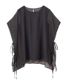 YECCA VECCA サイドリボンシアーレイヤードプルオーバー