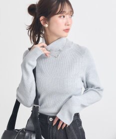 earth music&ecology 【イージーケア】【洗濯機洗い可】レンチング(TM)エコヴェロ(TM)(リブタートル)