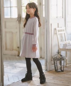 組曲 KIDS 【150-160㎝】 フロストフラワージャガード ワンピース