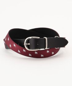 J.PRESS MEN バックブル エンブロイダリーベルト ワイン系9