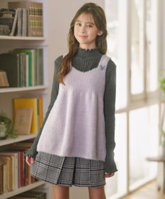 組曲 KIDS 【150-160㎝】レディチェック キュロット