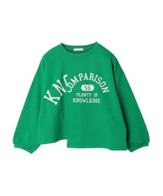 Green Parks コットンＵＳＡミニ裏毛リメイク風プルオーバー